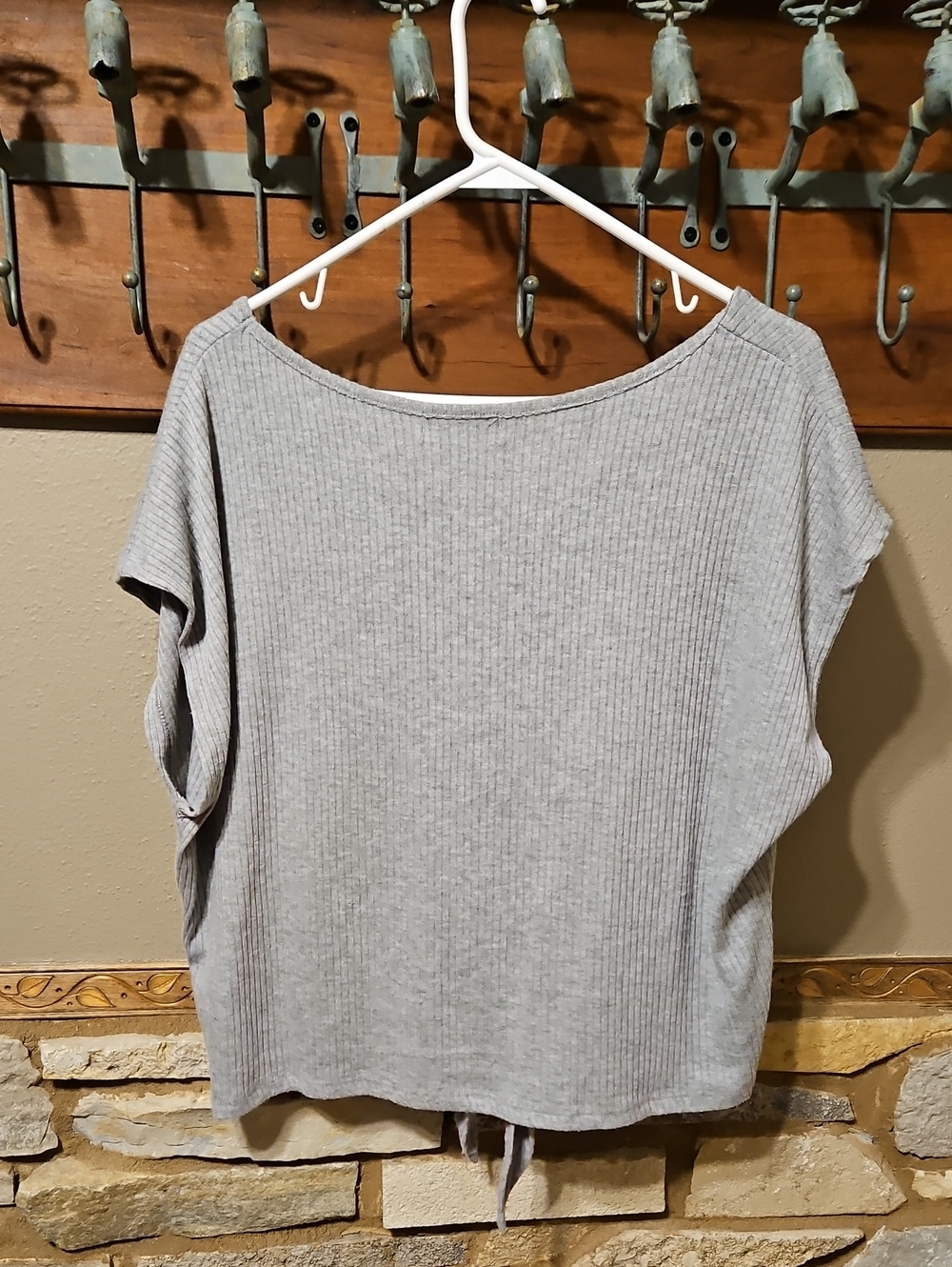 SWS Essentials Ribbed Tye Top Size XL - Picture 6 of 6